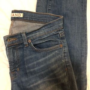 Jbrand light blue jeans low rise ankle length